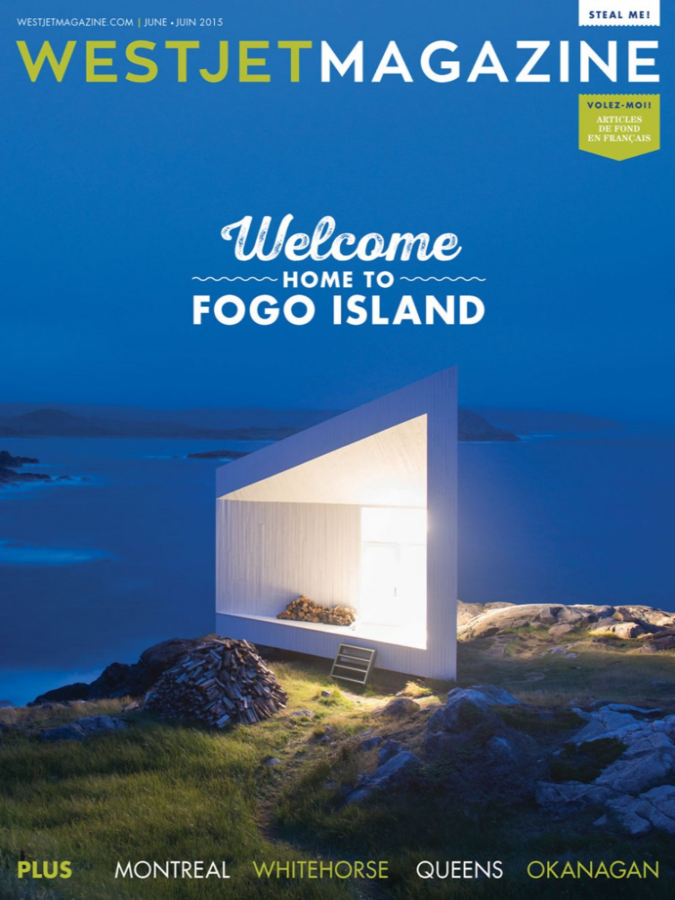 Lauren Bagliore in Westjet magazine