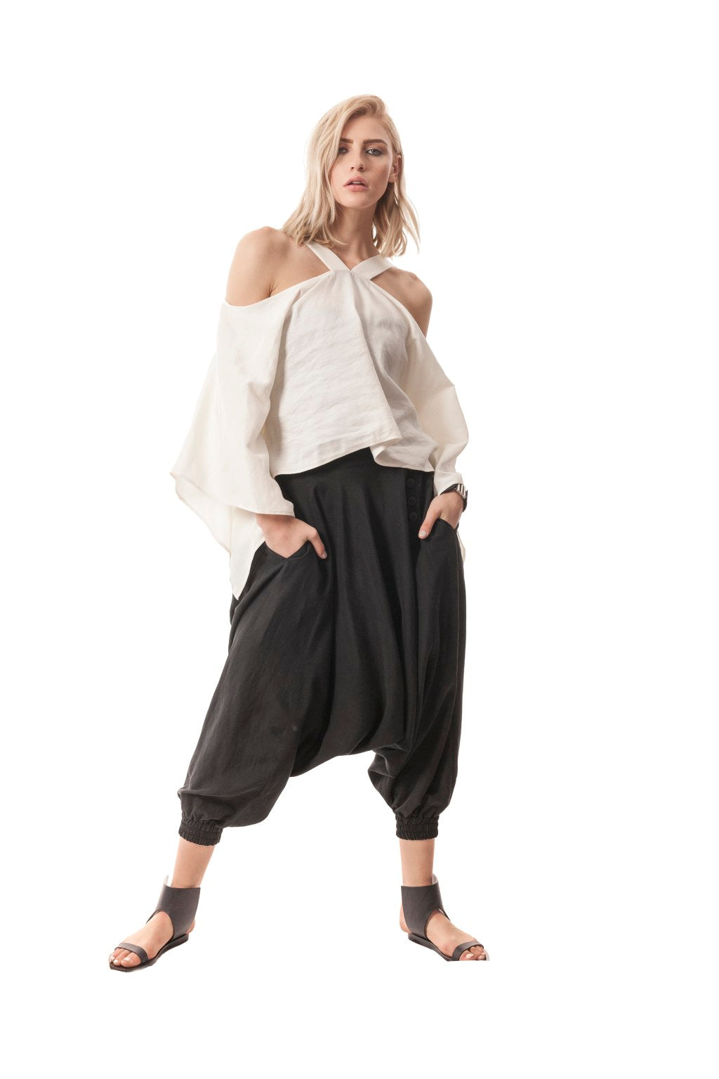Drop-Crotch Japanese Pant, comfortable and chic