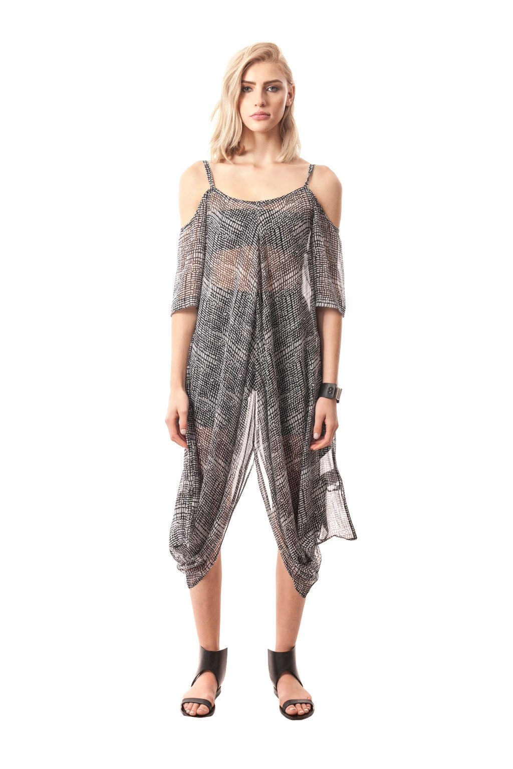 Marsala Peek-A-Boo-Shoulder Draped Dress - Lauren Bagliore Concept Shop