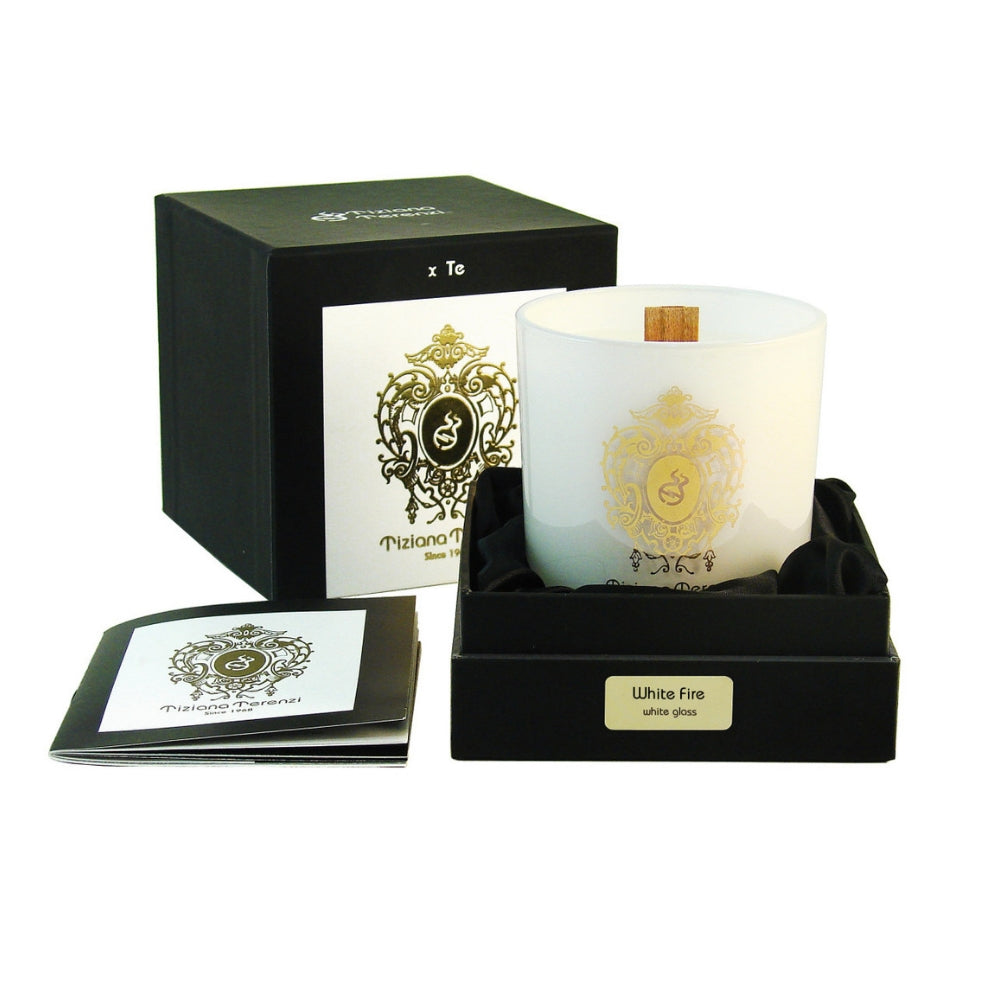 Tiziana Terenzi,  'White Fire' Candle, White Glass, 6 oz.