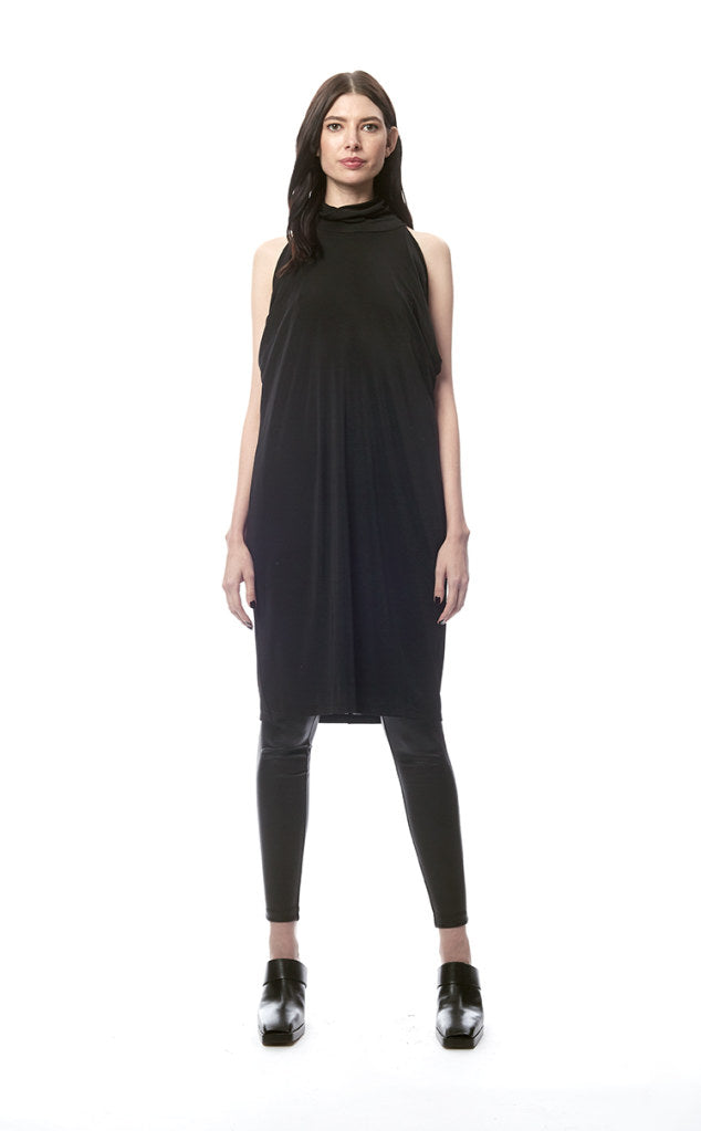 Benedetta Peek-A-Boo Convertible Batwing Dress