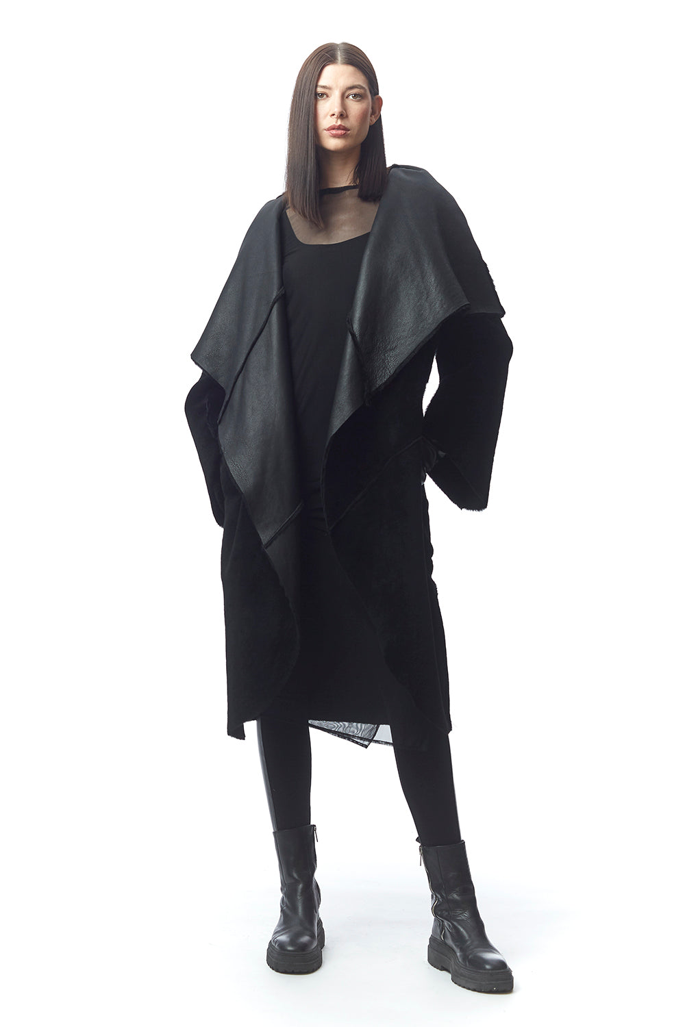 Celia Cocoon Reversible Shearling Fur