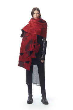 Solchiaro Felted Wrap/Shawl - Lauren Bagliore Concept Shop