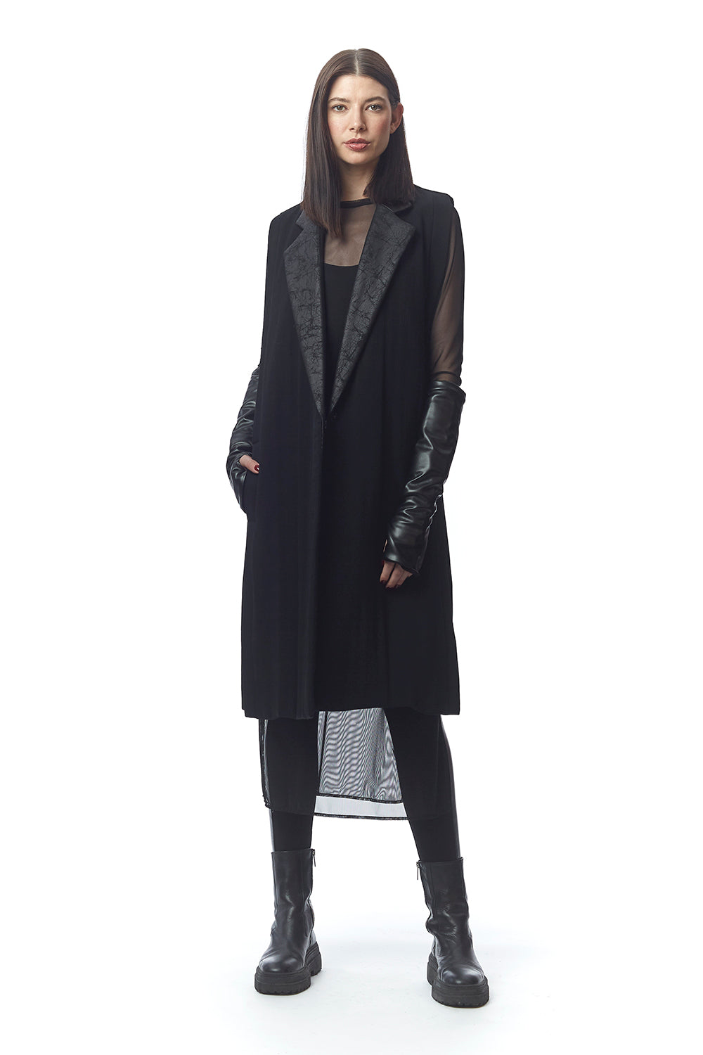 Lo Guarracino Wool + Mesh Vest