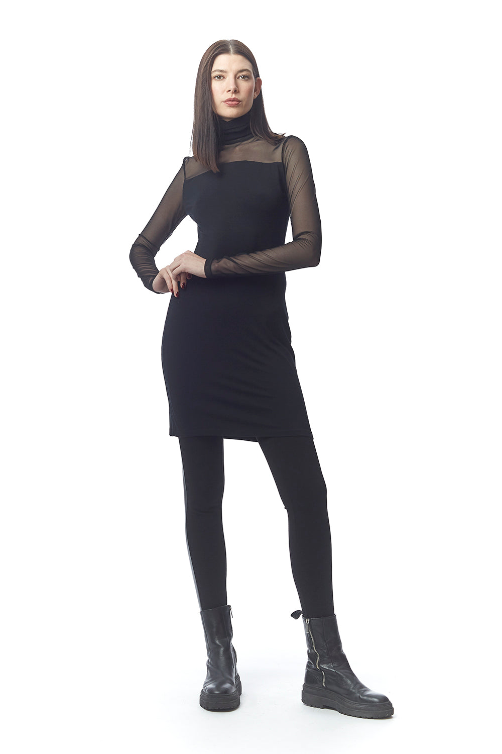 Sofia Sultry Turtleneck Dress