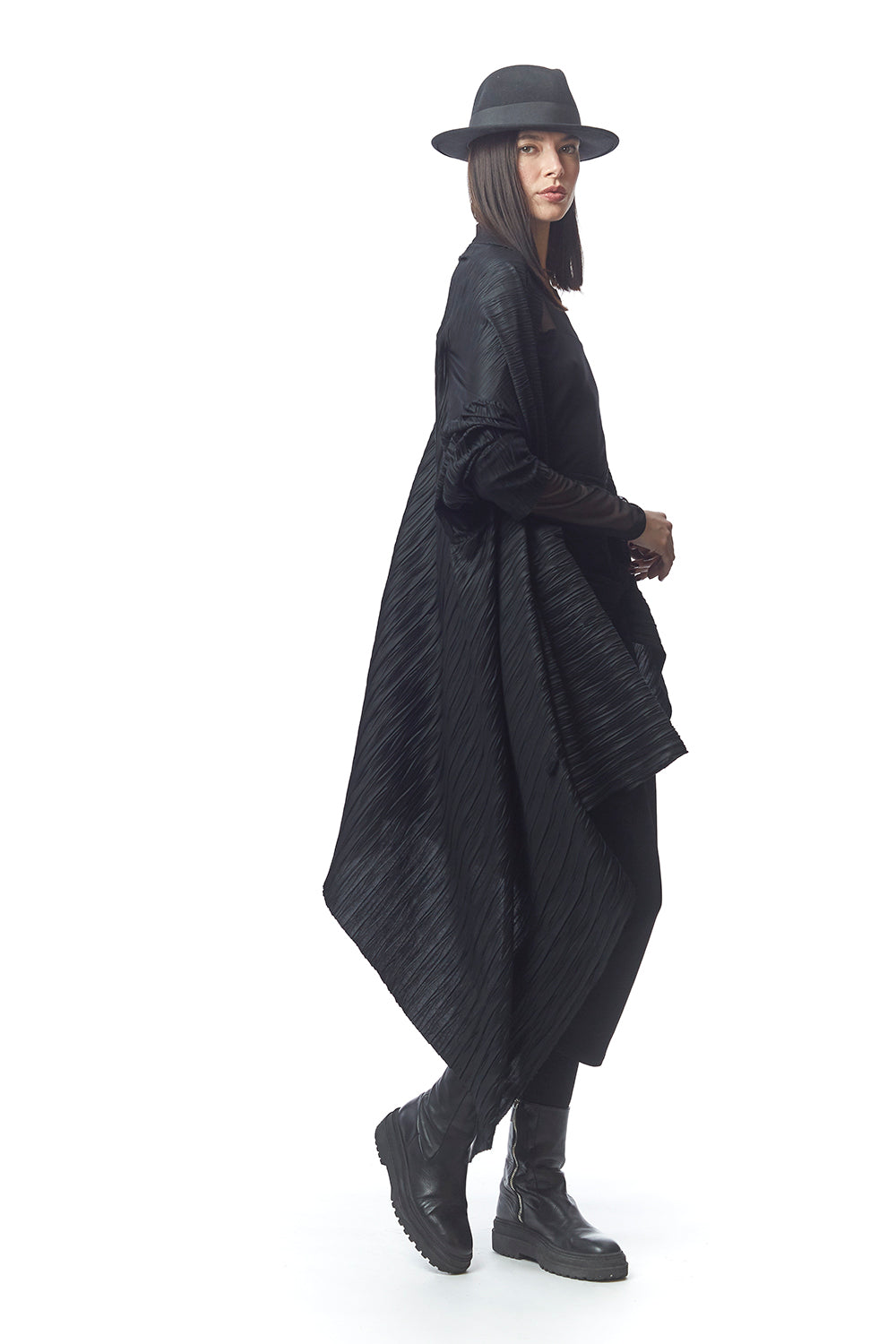 Palermo Pleated Convertible Jacket/Wrap