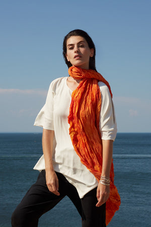 Hand-Painted One-Off San Benedetto Scarf