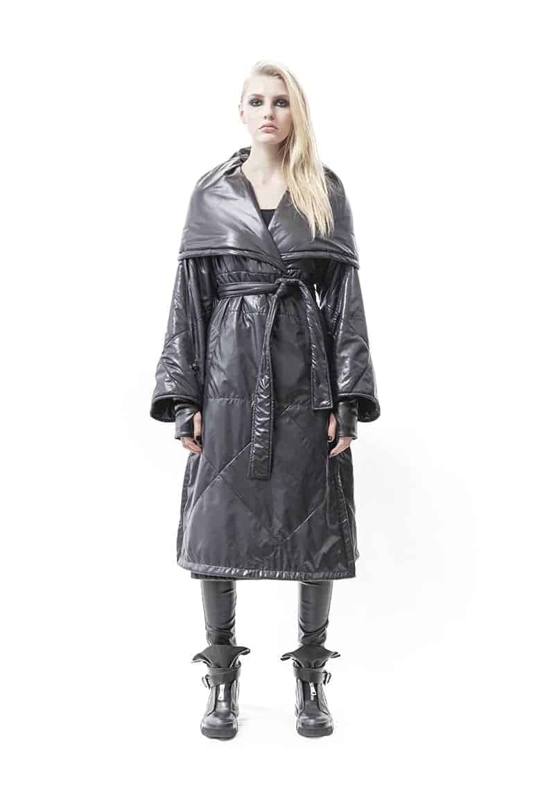 Samurai Hooded Wrap Coat