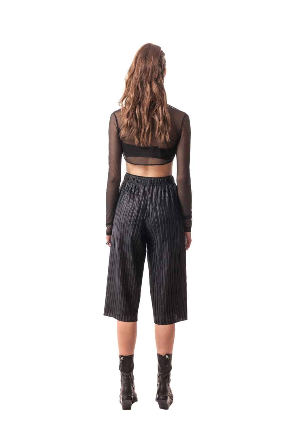 Black Mesh or Jersey Bolero Long Sleeve Underlay