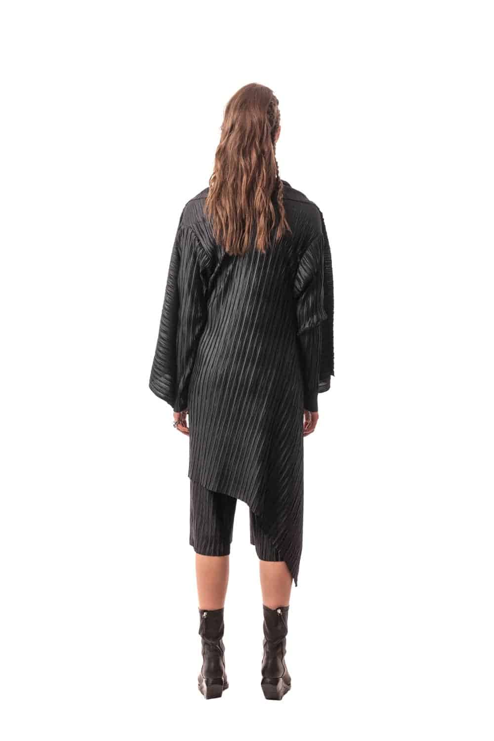 Palermo Pleated Convertible Jacket - Lauren Bagliore Concept Shop