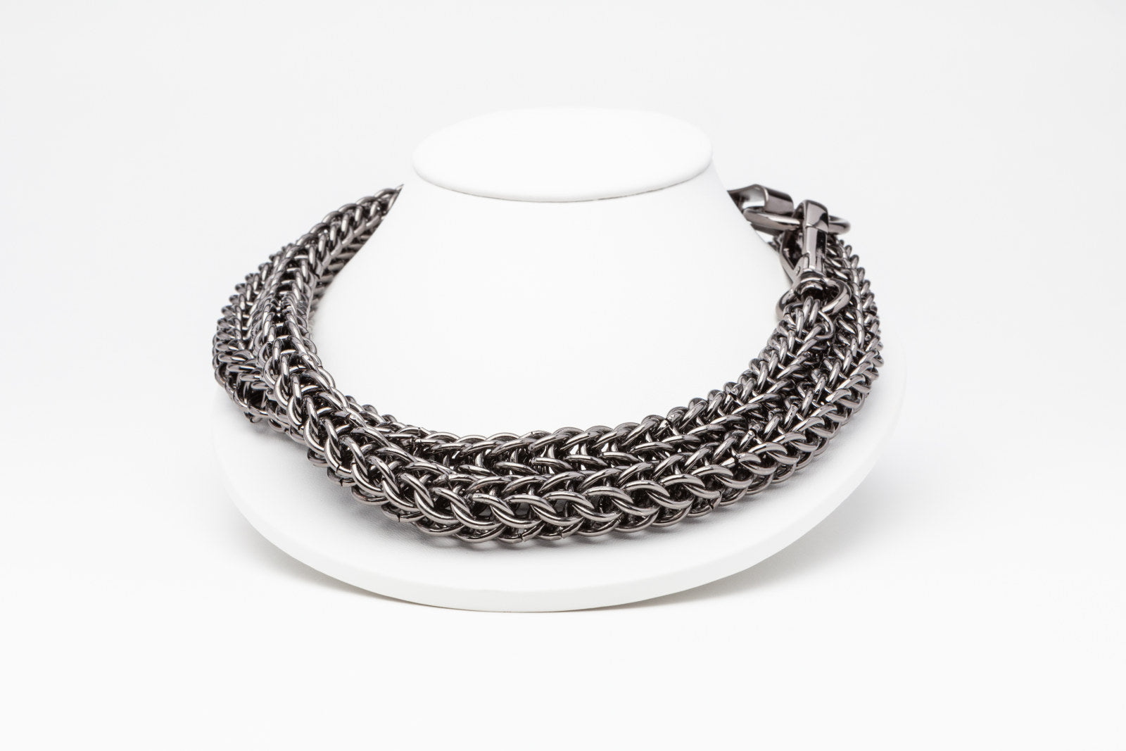 Convertible Luxe Neckpiece, Gunmetal