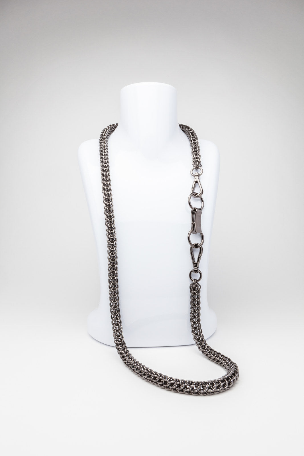 Convertible Luxe Neckpiece, Gunmetal